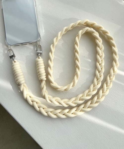 Me%（ミィパーセント）の「アミアミモバイルストラップ　903753（スマホグッズ・レディース・アイボリー/ブラック/ベージュ/ブラウン/グレー/ホワイト/ブラック系その他・FREE）」の17枚目の写真