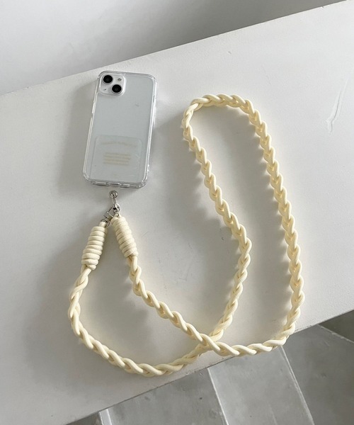 Me%（ミィパーセント）の「アミアミモバイルストラップ　903753（スマホグッズ・レディース・アイボリー/ブラック/ベージュ/ブラウン/グレー/ホワイト/ブラック系その他・FREE）」の19枚目の写真