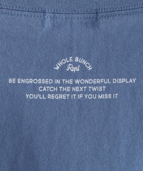 LEPSIM(レプシィム)の「ヴィンテージライクロゴフレンチスリーブ 197342(Tシャツ/カットソー・レディース・ブルー/チャコールグレー/オフホワイト/イエロー/オレンジ・FREE)」の15枚目の写真