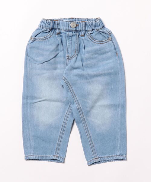 Ocean&Ground（オーシャン&グラウンド）の「ヴィンテージウォッシュタックデニムパンツ(80～140cm)（デニムパンツ・キッズ・ライトブルー/ダークブルー・80/90/95/100/110/120/130/140）」の9枚目の写真