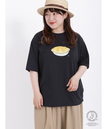 Samansa Mos2 | 【PETER RABBIT×SamansaMos2】ﾊﾟｲ柄Tｼｬﾂ(Tシャツ/カットソー)