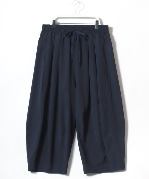 Salong hameu(サロン ハミュー)の「接触冷感 ストレッチ ワイドバルーンパンツ/膝下 七分丈サルエルイージーパンツ メンズ レディース ユニセックス(その他パンツ・メンズ・ネイビー/グリーン/ブラック/チャコールグレー/カーキ/ネイビー系1/グレー系1・M/L/LL/S)」の17枚目の写真