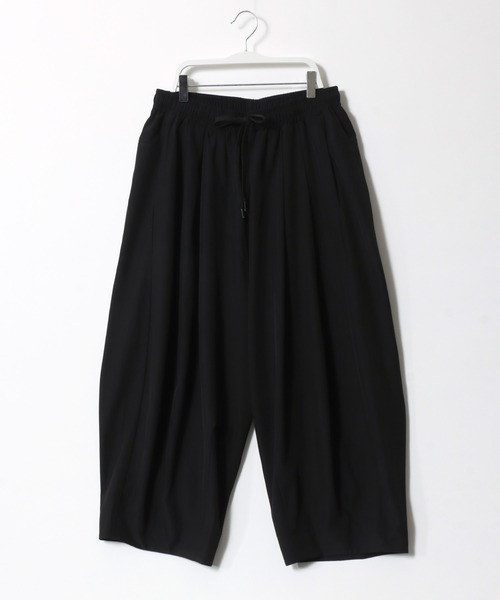 【美品】サイト・サルエルパンツ・ジャージー生地・バルーンパンツ・近年モデル・M パンツ 接触冷感 ストレッチ ワイドバルーンパンツ/膝下 七分丈