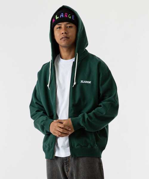 XLARGE（エクストララージ）の「STANDARD LOGO ZIP HOODED SWEATSHIRT