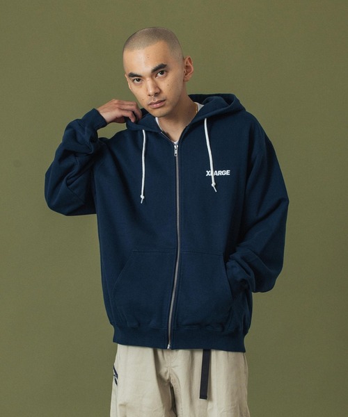 STANDARD LOGO ZIP HOODED SWEATSHIRT（パーカー）｜XLARGE