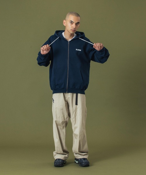STANDARD LOGO ZIP HOODED SWEATSHIRT（パーカー）｜XLARGE