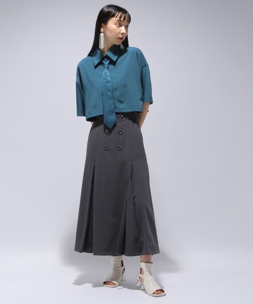 HARE ハレ ハイウエスト ロングスカート グリーン 楽天市場】【SALE／38%OFF】ドロストギャザースカート HARE ハレ