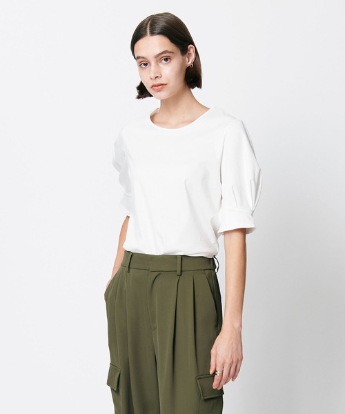 N.O.R.C（ノーク）の「パフスリーブカットソー（Tシャツ