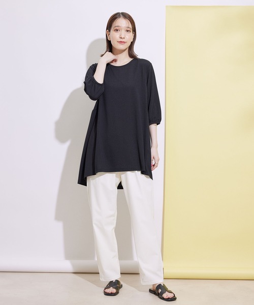 Jayro（ジャイロ）の「ティアードチュニック（Tシャツ/カットソー・レディース・ブラック/ホワイト系その他/グリーン・M）」の21枚目の写真