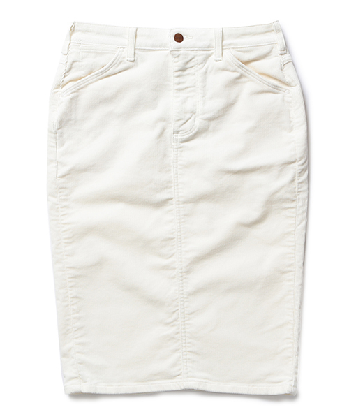 BEAMS LIGHTS Women's（ビームスライツ ウィメンズ）の「WRANGLER / 別注 コーデュロイスカート（スカート・レディース・ホワイト/ベージュ/ネイビー・40/38/36）」の2枚目の写真