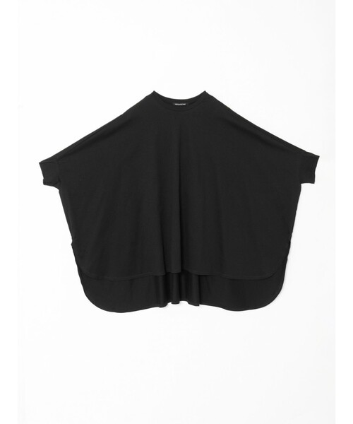 mizuiroind(ミズイロインド)の「mizuiro ind ワイドコクーンT(Tシャツ/カットソー・レディース・オフホワイト/ブラック/チャコールグレー/ネイビー・FREE)」の18枚目の写真