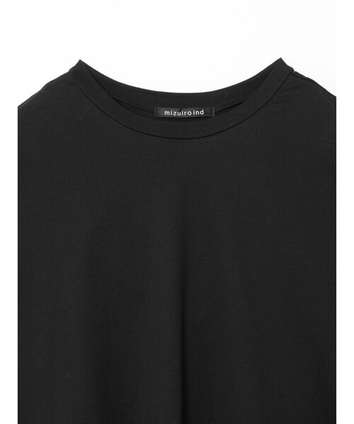 mizuiroind(ミズイロインド)の「mizuiro ind ワイドコクーンT(Tシャツ/カットソー・レディース・オフホワイト/ブラック/チャコールグレー/ネイビー・FREE)」の19枚目の写真
