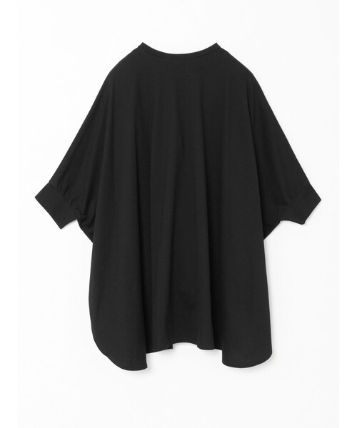 mizuiroind(ミズイロインド)の「mizuiro ind ワイドコクーンT(Tシャツ/カットソー・レディース・オフホワイト/ブラック/チャコールグレー/ネイビー・FREE)」の22枚目の写真