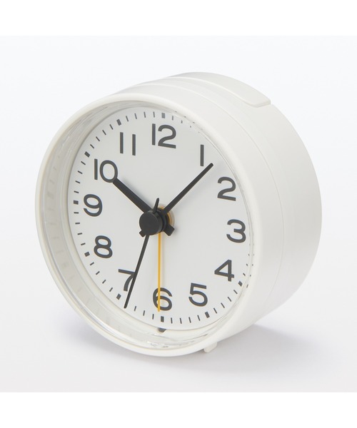 無印良品（ムジルシリョウヒン）の「アナログ目覚まし時計　ＭＪ‐ＡＣ２（置時計・メンズ・ホワイト・FREE）」の4枚目の写真
