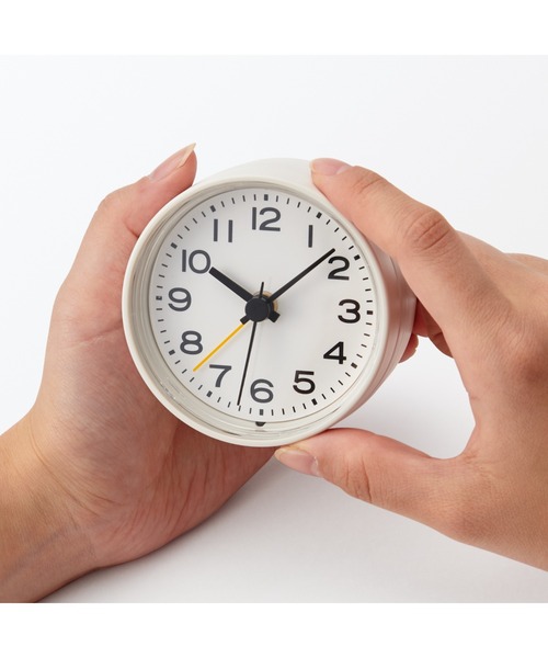 無印良品（ムジルシリョウヒン）の「アナログ目覚まし時計　ＭＪ‐ＡＣ２（置時計・メンズ・ホワイト・FREE）」の5枚目の写真