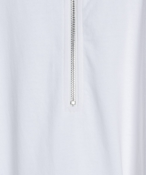 ADRER（アドラー）の「extra quality Ring half zip long T / エクストラクオリティーリングジップロングT（Tシャツ/カットソー・メンズ・ホワイト/グレー/ブラック系その他/ホワイト系その他/ブラック・MEDIUM/SMALL/LARGE/X-SMALL）」の10枚目の写真