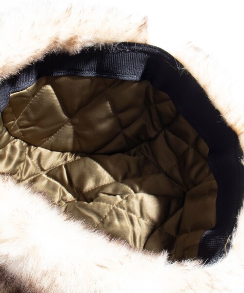 GLOSTER（グロスター）の「【GLOSTER/グロスター】ベーシックフライトキャップ（キャップ・メンズ・ブラック/カーキ/ベージュ・FREE）」の8枚目の写真