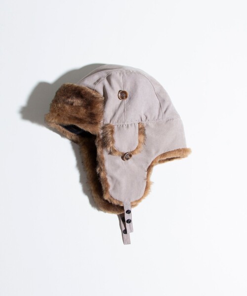 GLOSTER（グロスター）の「【GLOSTER/グロスター】ベーシックフライトキャップ（キャップ・メンズ・ブラック/カーキ/ベージュ・FREE）」の15枚目の写真