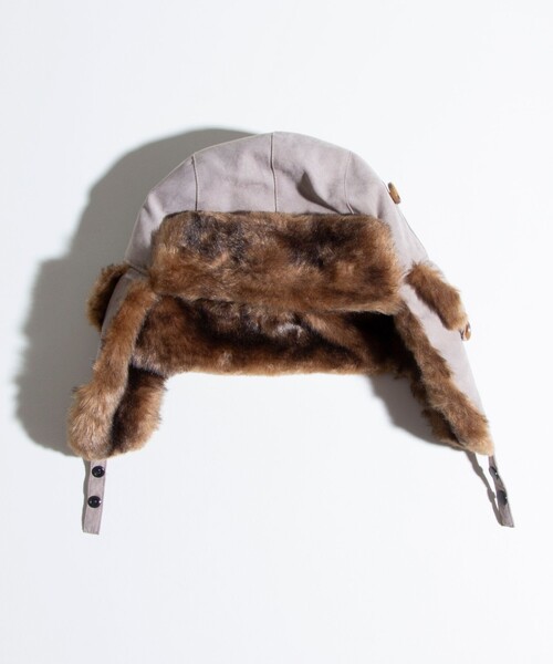 GLOSTER（グロスター）の「【GLOSTER/グロスター】ベーシックフライトキャップ（キャップ・メンズ・ブラック/カーキ/ベージュ・FREE）」の16枚目の写真