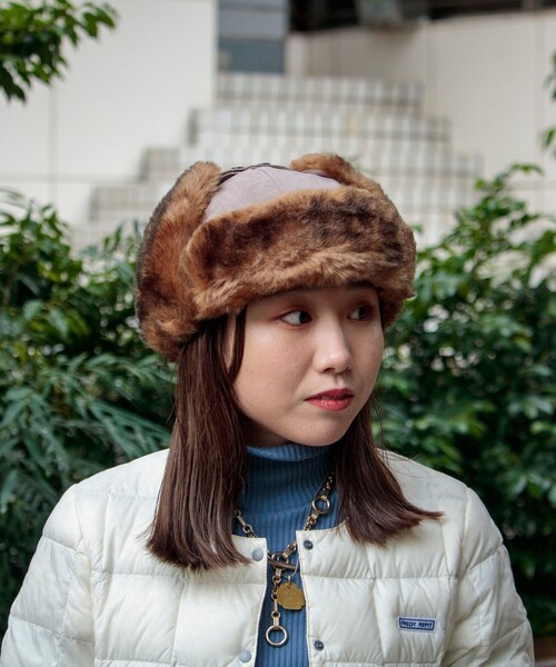 GLOSTER（グロスター）の「【GLOSTER/グロスター】ベーシックフライトキャップ（キャップ・メンズ・ブラック/カーキ/ベージュ・FREE）」の17枚目の写真