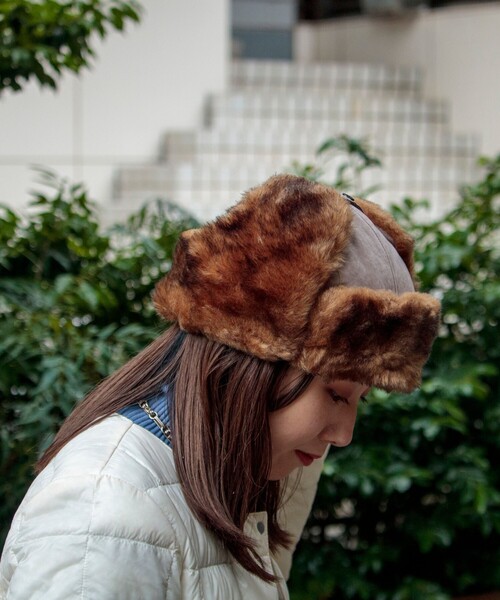 GLOSTER（グロスター）の「【GLOSTER/グロスター】ベーシックフライトキャップ（キャップ・メンズ・ブラック/カーキ/ベージュ・FREE）」の18枚目の写真