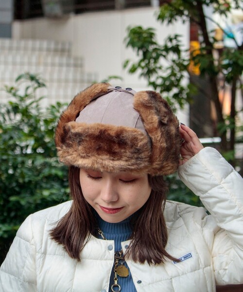 GLOSTER（グロスター）の「【GLOSTER/グロスター】ベーシックフライトキャップ（キャップ・メンズ・ブラック/カーキ/ベージュ・FREE）」の21枚目の写真