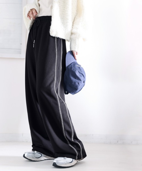 セール】さりげないアクセントでこなれ感をplus。配色ステッチライン