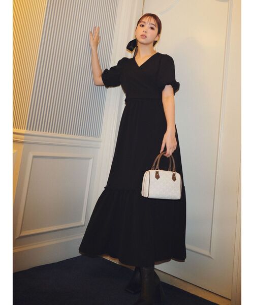 CALNAMUR（カルナムール）の「2Wayサイドオープンワンピース（ワンピース・レディース・ブラウン・FREE）」の2枚目の写真