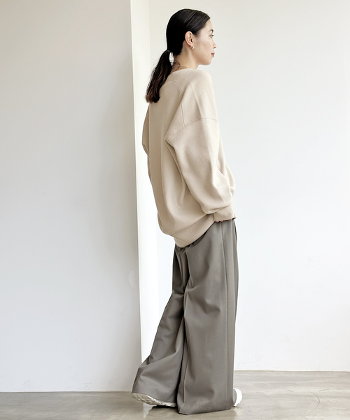 【AP STUDIO】Form Knit Cardigan☆グレー AP STUDIO（エーピーストゥディオ）の「Form Knit Cardigan