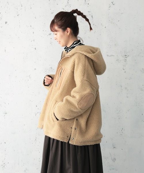 soulberry（ソウルベリー）の「冬こそ外遊びしたくなる肘パッチボア