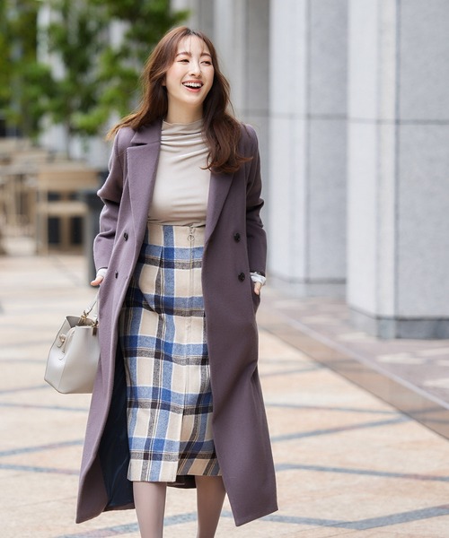 12Twelve Agenda(トゥエルブ アジェンダ)の「ハイネックベロアカットソー(Tシャツ/カットソー・レディース・ブラウン/グレイッシュベージュ/イエロー・M)」の19枚目の写真
