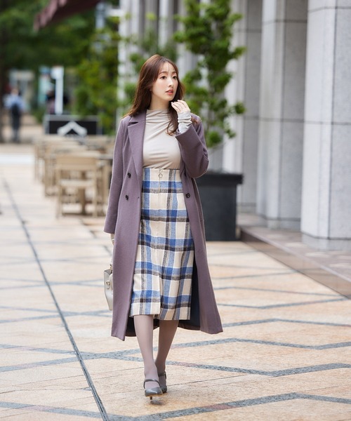 12Twelve Agenda(トゥエルブ アジェンダ)の「ハイネックベロアカットソー(Tシャツ/カットソー・レディース・ブラウン/グレイッシュベージュ/イエロー・M)」の21枚目の写真
