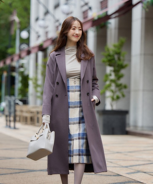 12Twelve Agenda(トゥエルブ アジェンダ)の「ハイネックベロアカットソー(Tシャツ/カットソー・レディース・ブラウン/グレイッシュベージュ/イエロー・M)」の18枚目の写真