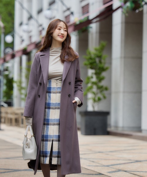 12Twelve Agenda(トゥエルブ アジェンダ)の「ハイネックベロアカットソー(Tシャツ/カットソー・レディース・ブラウン/グレイッシュベージュ/イエロー・M)」の17枚目の写真