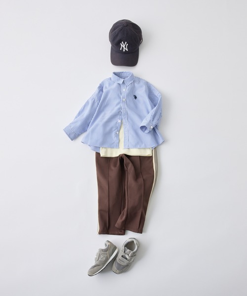 CIAOPANIC TYPY（チャオパニックティピー）の「【KIDS】ダンボールニットライントラックパンツ（その他パンツ・キッズ・ブラック/ブラウン/アイボリー・S/M/L/XL/XXL）」の6枚目の写真