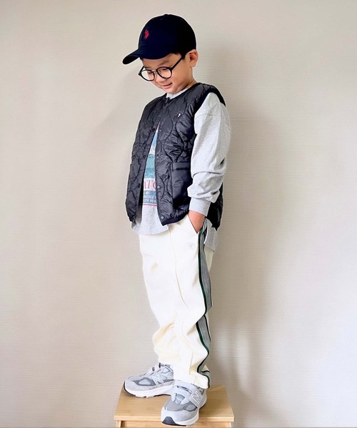 CIAOPANIC TYPY（チャオパニックティピー）の「【KIDS】ダンボールニットライントラックパンツ（その他パンツ・キッズ・ブラック/ブラウン/アイボリー・S/M/L/XL/XXL）」の22枚目の写真