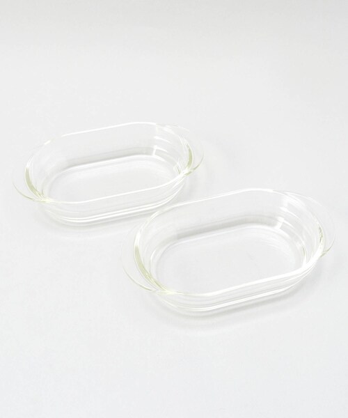 耐熱ガラス製グラタン皿 2個セット ＜HARIO ハリオ＞（食器）｜212