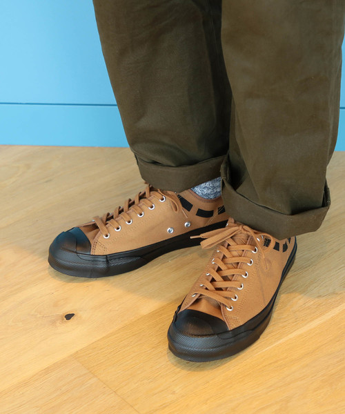 MoonStar（ムーンスター）の「MOONSTAR × fennica / ＜Men's＞キャンバススニーカー“huff”（スニーカー・メンズ・オフホワイト/ネイビー/グリーン系その他/ホワイト系その他/ブラウン・25cm/26cm/27cm/28cm/29cm/30.0cm/25㎝）」の3枚目の写真