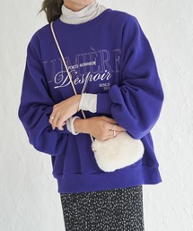 裏起毛刺繍ロゴBIGスウェット