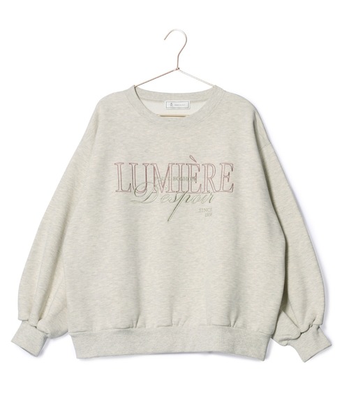 ROPE' PICNIC(ロペピクニック)の「裏起毛刺繍ロゴBIGスウェット(スウェット・レディース・チャコールグレー/ブルー系その他5/キナリ/ライトグレー・38)」の5枚目の写真