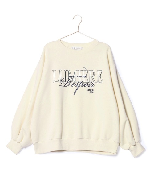 ROPE' PICNIC(ロペピクニック)の「裏起毛刺繍ロゴBIGスウェット(スウェット・レディース・チャコールグレー/ブルー系その他5/キナリ/ライトグレー・38)」の6枚目の写真