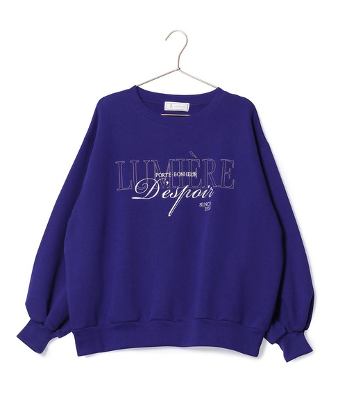 ROPE' PICNIC(ロペピクニック)の「裏起毛刺繍ロゴBIGスウェット(スウェット・レディース・チャコールグレー/ブルー系その他5/キナリ/ライトグレー・38)」の7枚目の写真