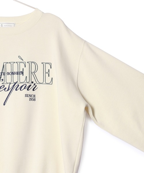 ROPE' PICNIC(ロペピクニック)の「裏起毛刺繍ロゴBIGスウェット(スウェット・レディース・チャコールグレー/ブルー系その他5/キナリ/ライトグレー・38)」の10枚目の写真