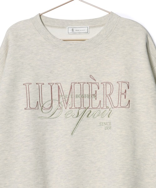 ROPE' PICNIC(ロペピクニック)の「裏起毛刺繍ロゴBIGスウェット(スウェット・レディース・チャコールグレー/ブルー系その他5/キナリ/ライトグレー・38)」の15枚目の写真