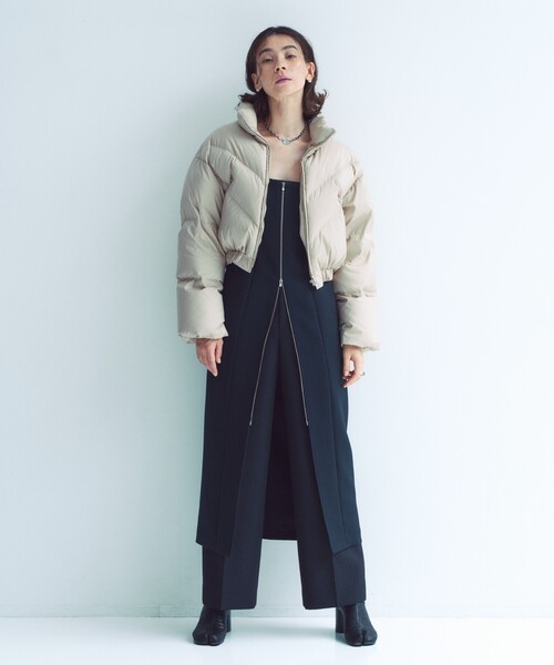 CODE A(コードエー)の「◆CODE A | front zip dress(ワンピース・レディース・ブラック・38/36)」の8枚目の写真