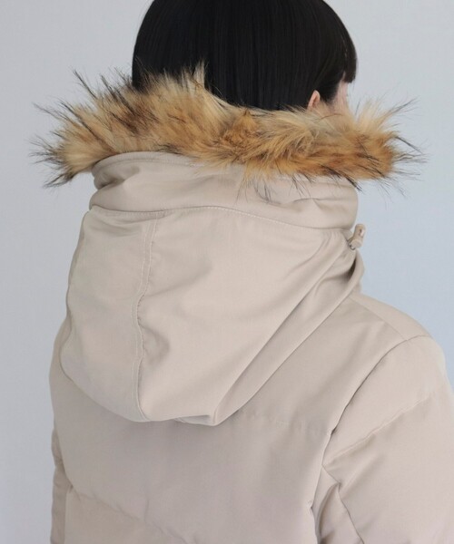 GEVACO（ゲバコ）の「【GEVACO/ゲバコ】タッサーロングダウン（ダウンジャケット/コート・レディース・ネイビー/ベージュ/ブラック・36/38）」の22枚目の写真