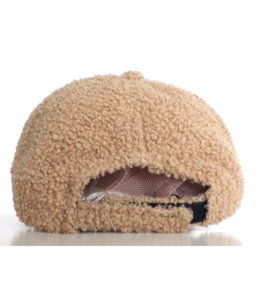 mimis（ミイーミイーズ）の「プードルボアキャップ（キャップ・レディース・ブラック/ベージュ/アイボリー・FREE）」の12枚目の写真