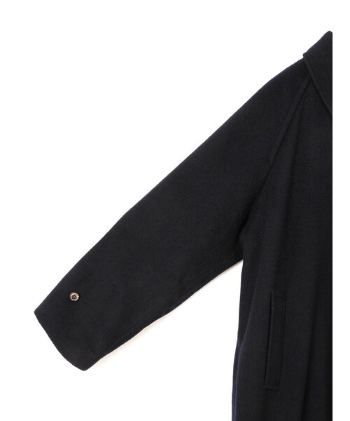 MidiUmi(ミディウミ)の「MidiUmi ウールステンカラーコート(ステンカラーコート・レディース・チャコールグレー/ネイビー/ブラウン・FREE)」の16枚目の写真