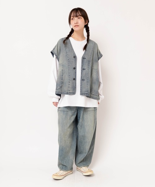 R4169 コックさんのアトリエパンツ（デニムパンツ）｜URCH RNA（アーチ