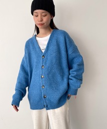 CANAL JEAN | El mar(エルマール) Vネックオーバーサイズニットカーディガン(カーディガン/ボレロ)